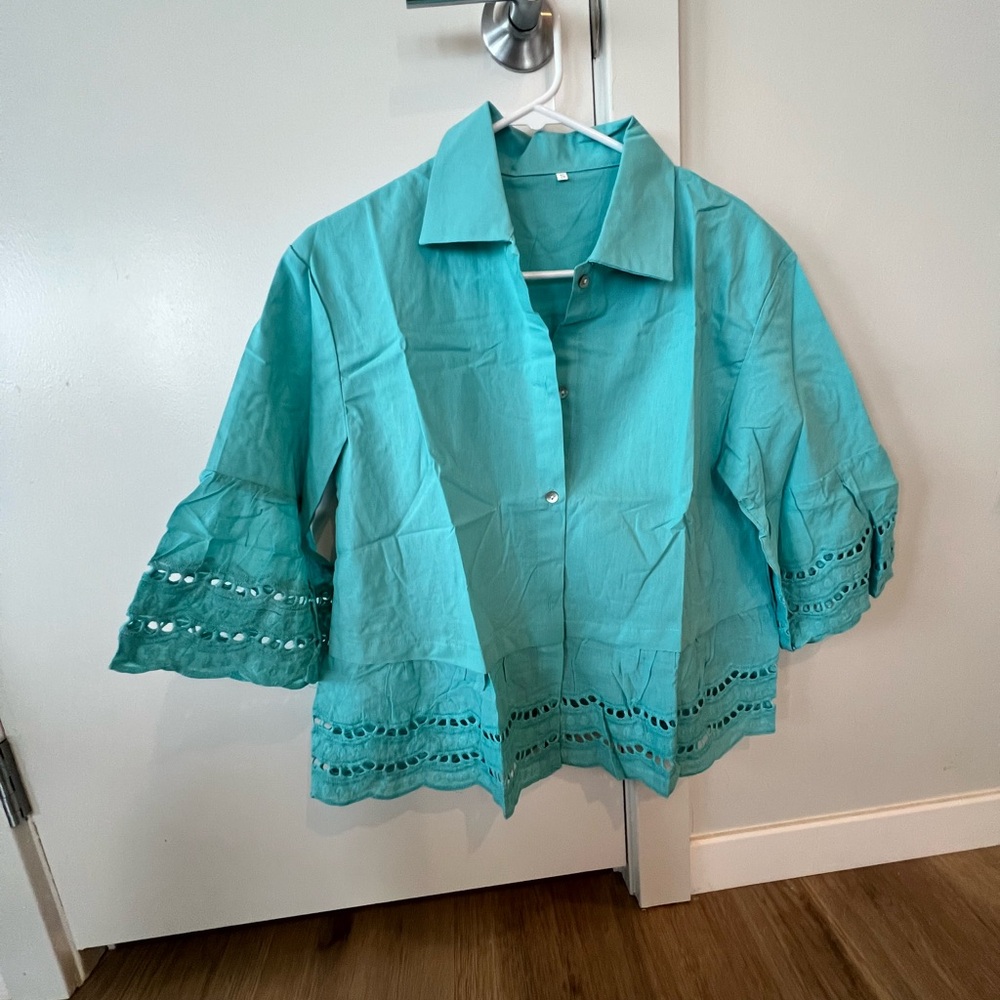 Blue blouse
